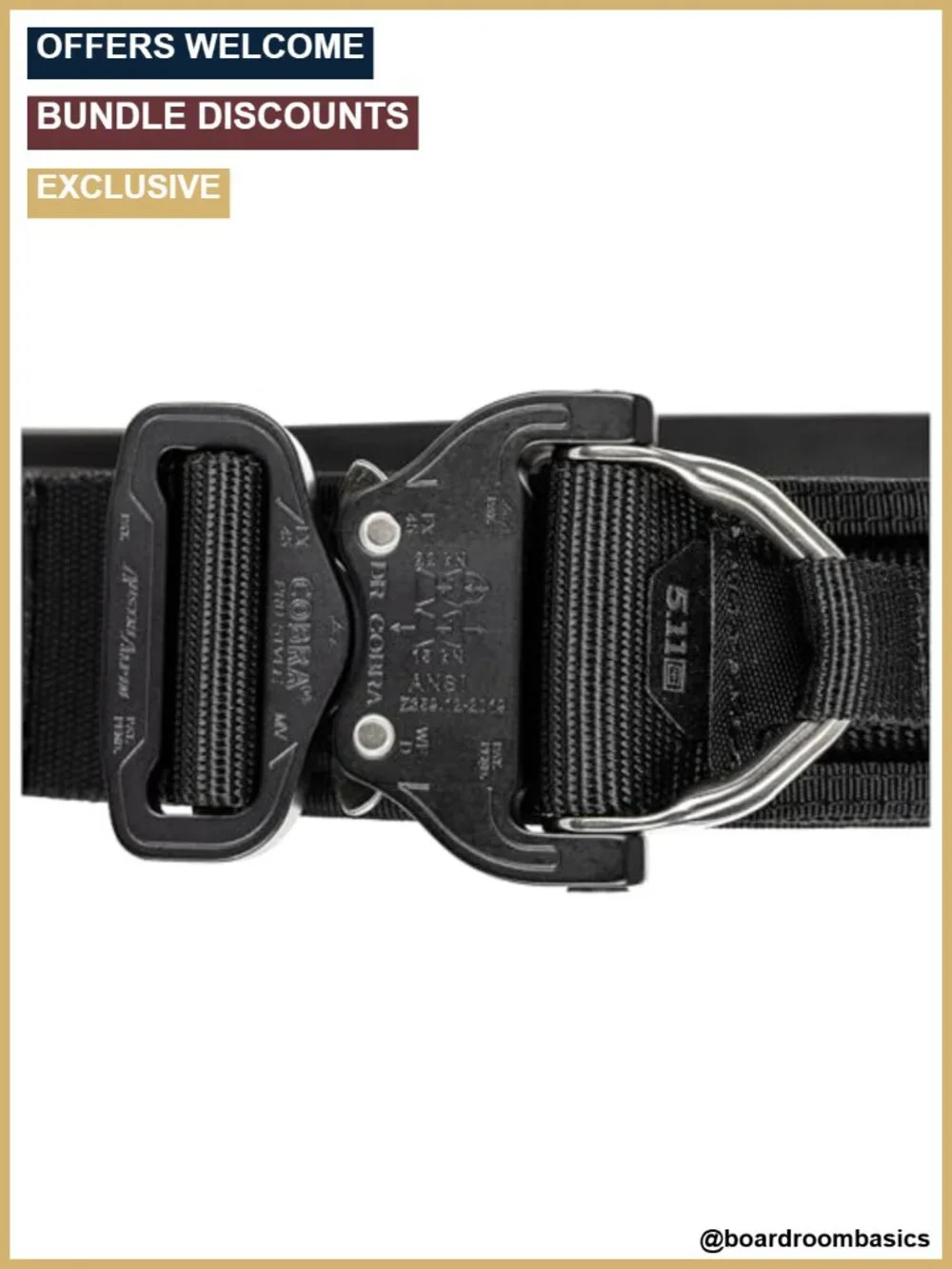 5.11 Tactical Maverick Battle Belt with COBRA Buckle, 1.75 Inch Duty Belt,